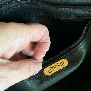 Large Perlina Leather Bag